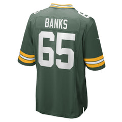 Aaron Banks  Team Game Jersey - Green Bay Packers Jerseys