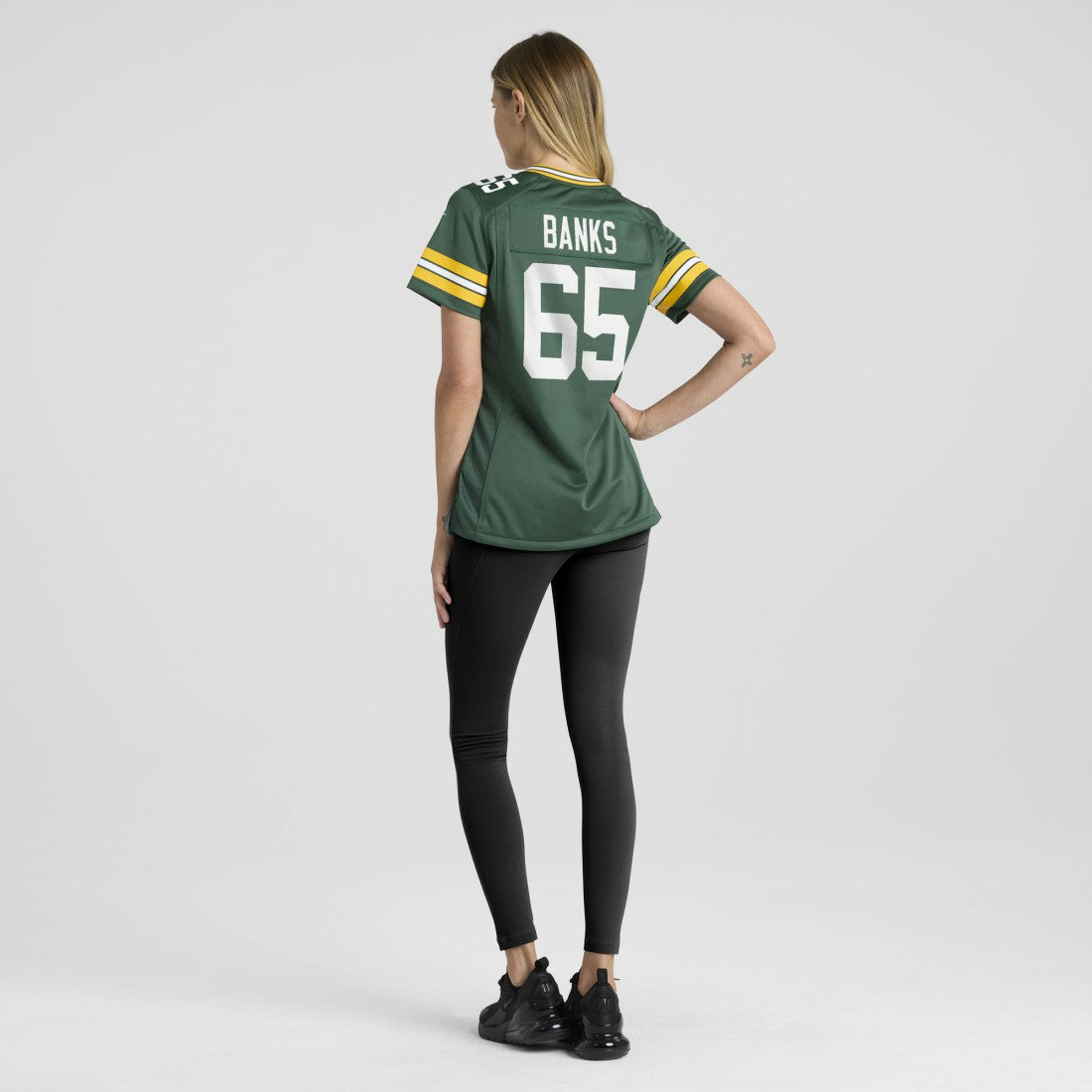 Aaron Banks  Women's Team Game Jersey - Green Bay Packers Jerseys