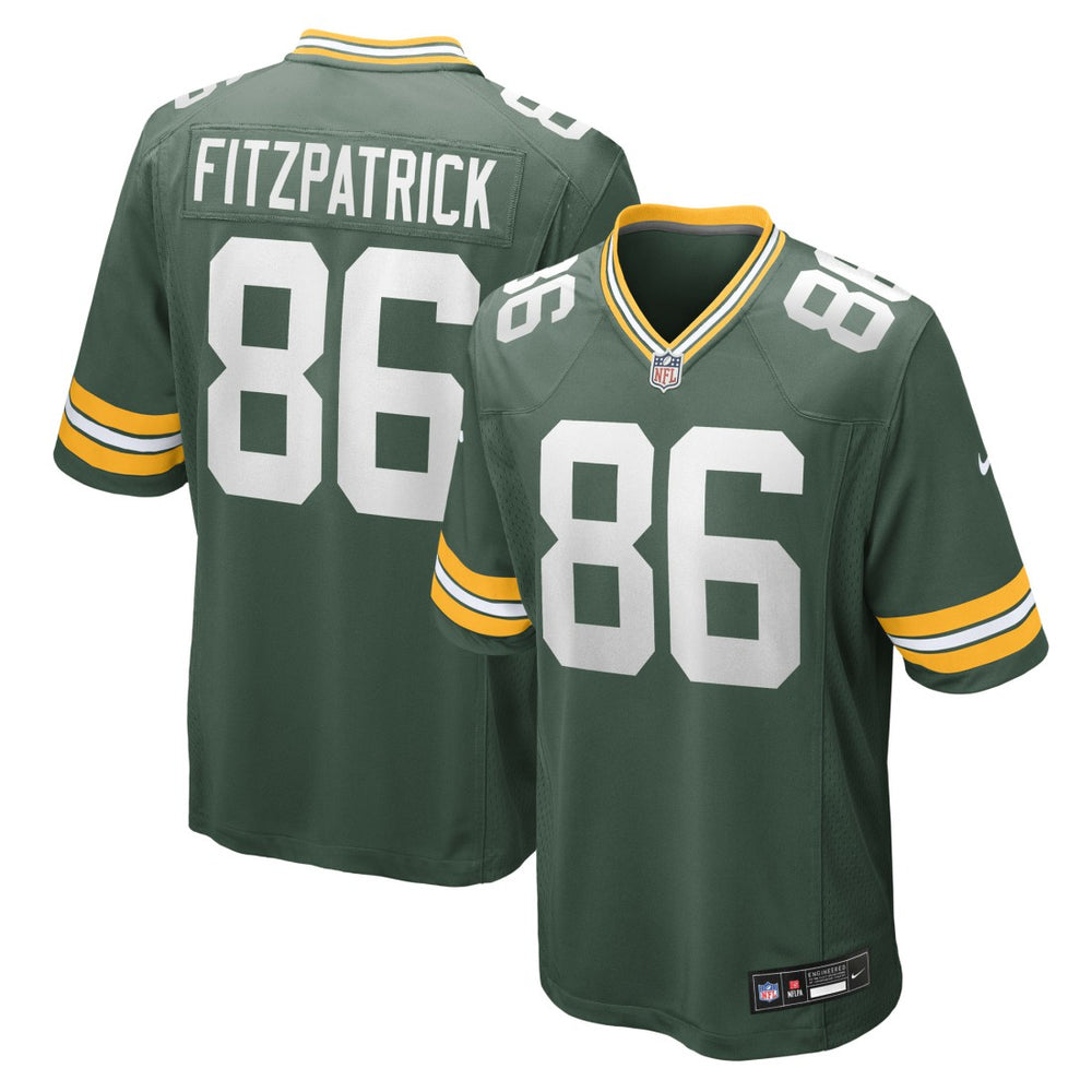 John FitzPatrick  Team Game Jersey - Green Bay Packers Jerseys