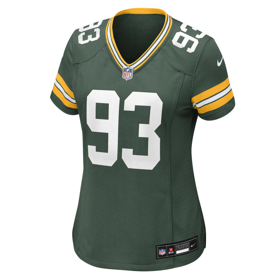 Nazir Stackhouse  Women's Team Game Jersey - Green Bay Packers Jerseys