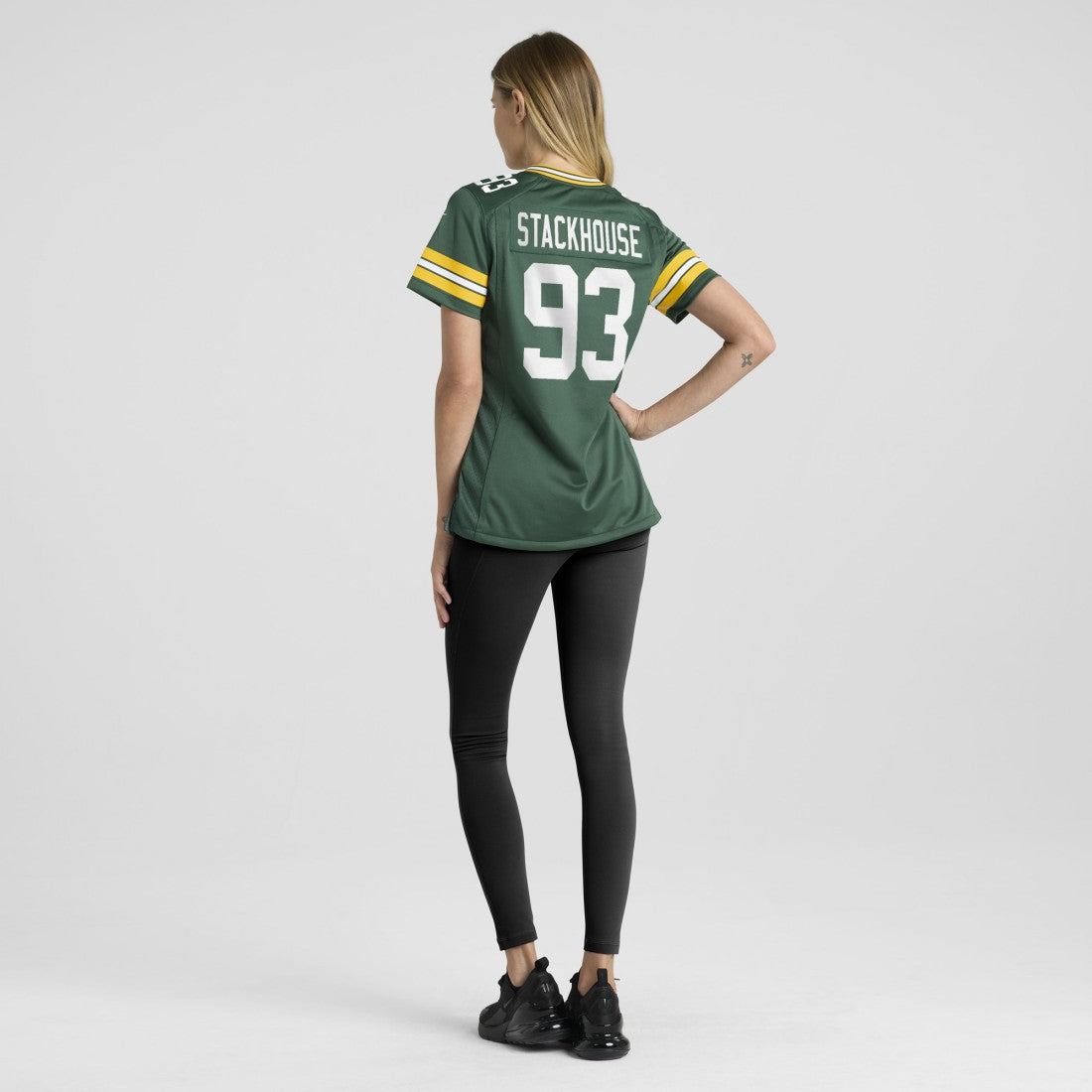 Nazir Stackhouse  Women's Team Game Jersey - Green Bay Packers Jerseys