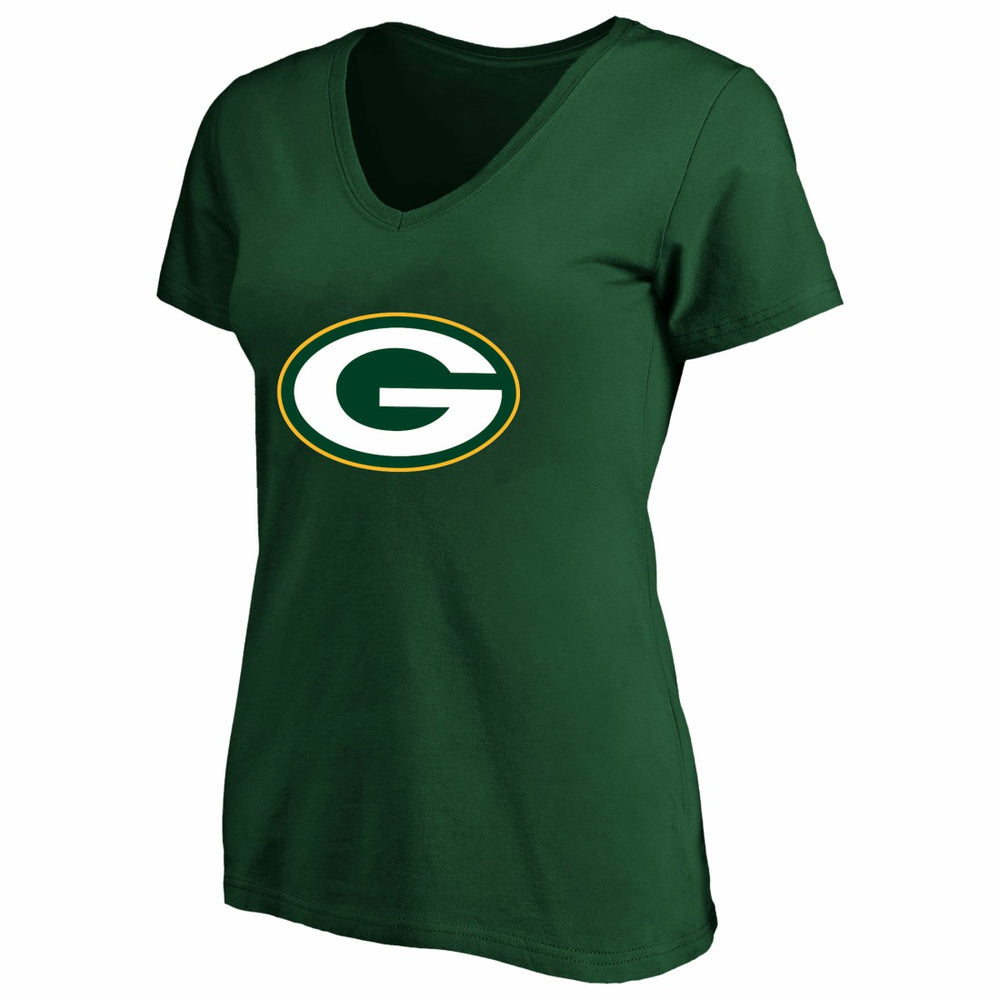 Micah Parsons  Women's Plus Size Name & Number V-Neck T-Shirt - Green Bay Packers T-shirts