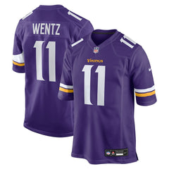 Carson Wentz  Team Game Jersey - Minnesota Vikings Jerseys