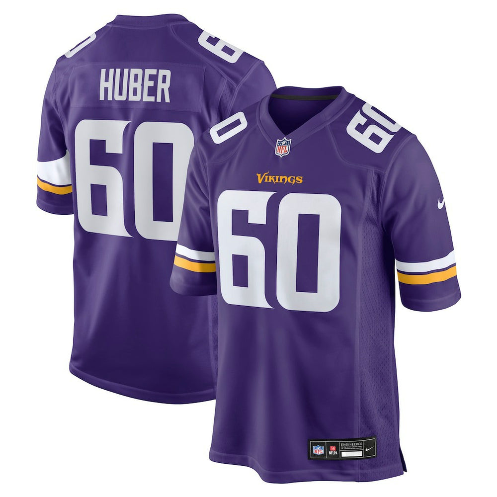 Joe Huber  Team Game Jersey - Minnesota Vikings Jerseys