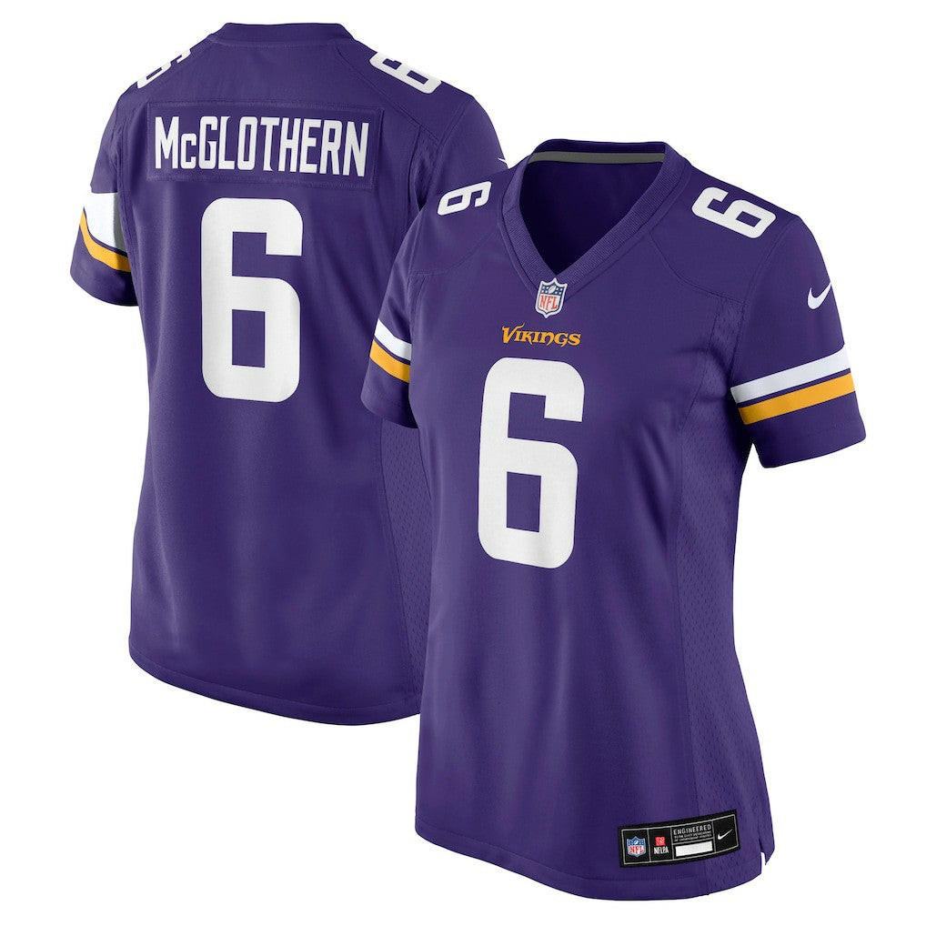 Dwight McGlothern  Women's Team Game Jersey - Minnesota Vikings Jerseys