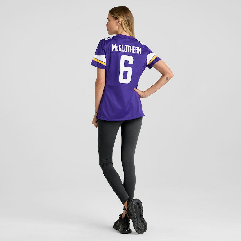 Dwight McGlothern  Women's Team Game Jersey - Minnesota Vikings Jerseys