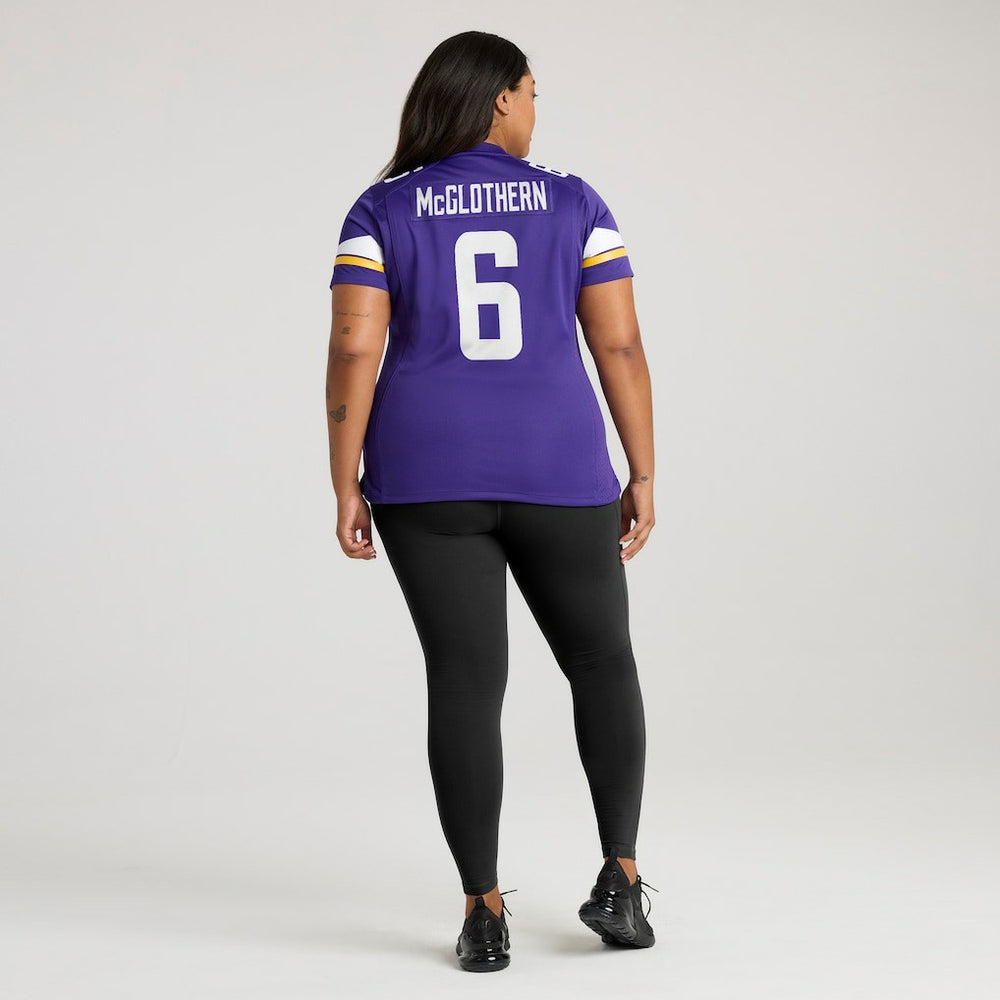 Dwight McGlothern  Women's Team Game Jersey - Minnesota Vikings Jerseys