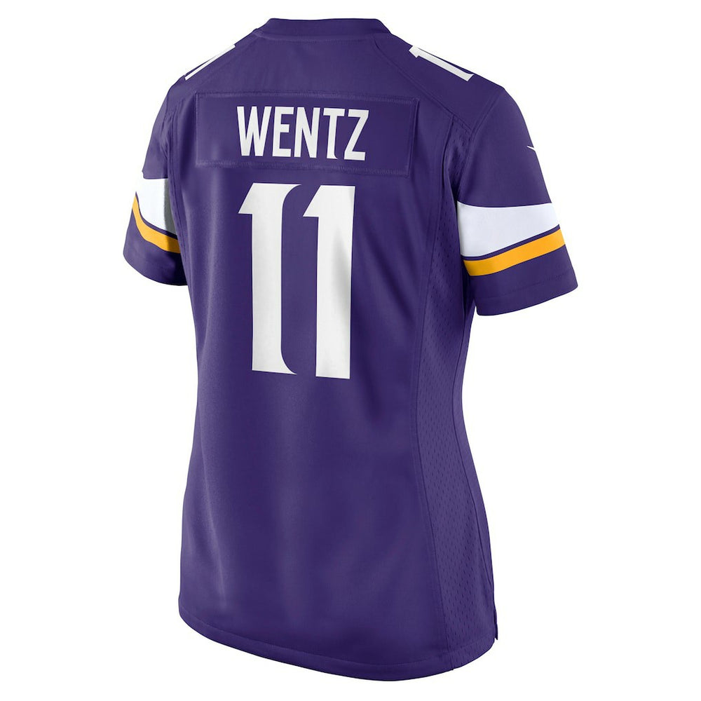 Carson Wentz  Women's Team Game Jersey - Minnesota Vikings Jerseys