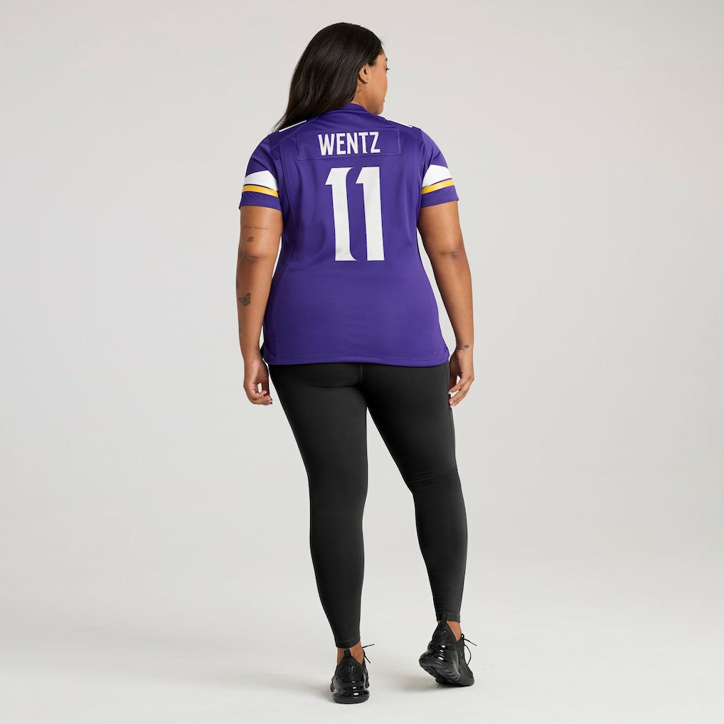 Carson Wentz  Women's Team Game Jersey - Minnesota Vikings Jerseys