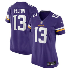 Tai Felton  Women's Team Game Jersey - Minnesota Vikings Jerseys