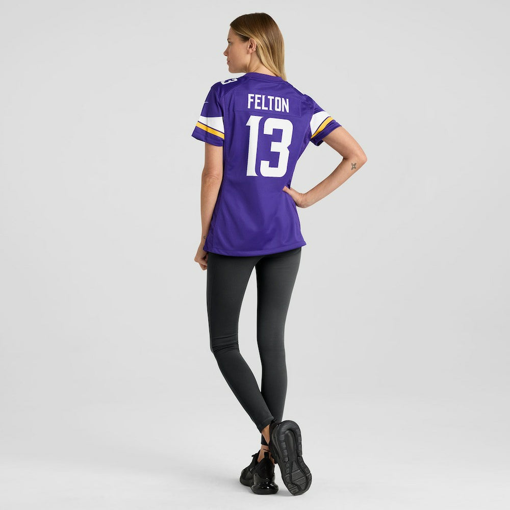 Tai Felton  Women's Team Game Jersey - Minnesota Vikings Jerseys