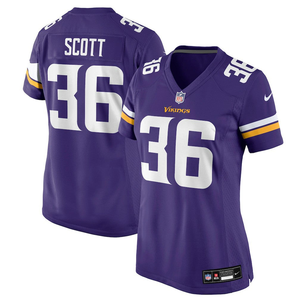 Zavier Scott  Women's Team Game Jersey - Minnesota Vikings Jerseys