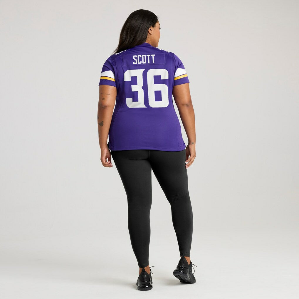 Zavier Scott  Women's Team Game Jersey - Minnesota Vikings Jerseys