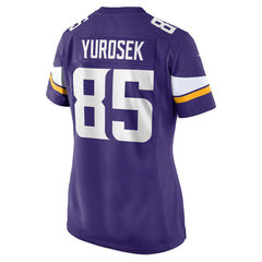 Ben Yurosek  Women's Team Game Jersey - Minnesota Vikings Jerseys