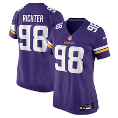 Bo Richter  Women's Team Game Jersey - Minnesota Vikings Jerseys
