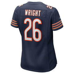 Nahshon Wright  Women's Team Game Jersey - Chicago Bears Jerseys