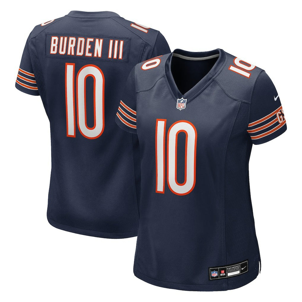 Luther Burden III  Women's Team Game Jersey - Chicago Bears Jerseys