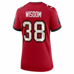 Rashad Wisdom  Women's Team Game Jersey - Tampa Bay Buccaneers Jerseys