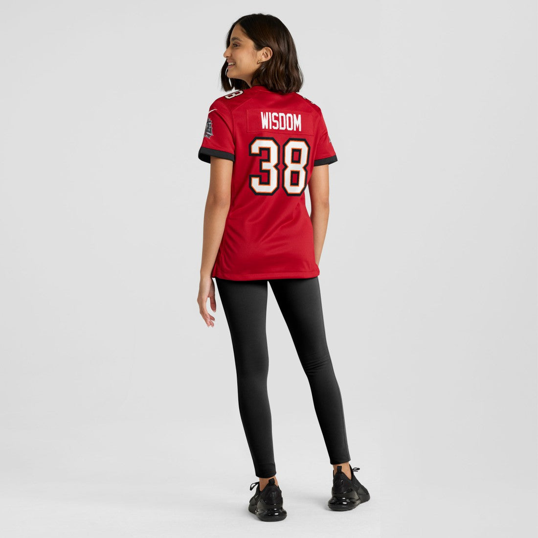 Rashad Wisdom  Women's Team Game Jersey - Tampa Bay Buccaneers Jerseys