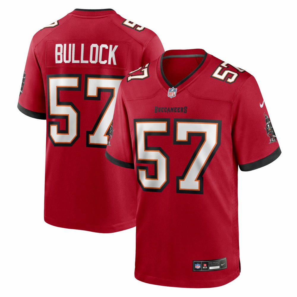John Bullock  Team Game Jersey - Tampa Bay Buccaneers Jerseys