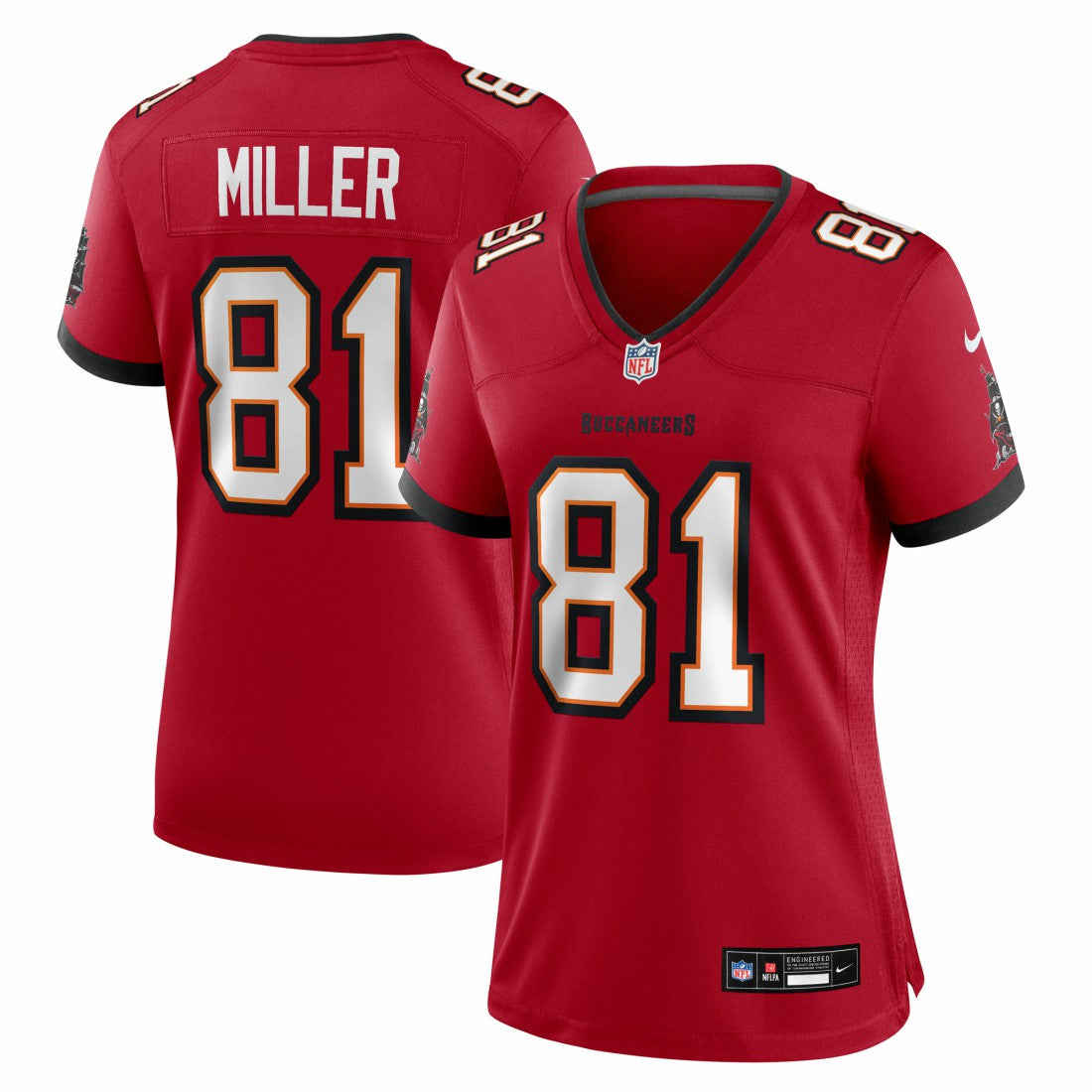 Ryan Miller  Women's Team Game Jersey - Tampa Bay Buccaneers Jerseys
