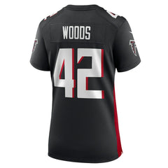 Josh Woods  Women's Team Game Jersey - Atlanta Falcons Jerseys