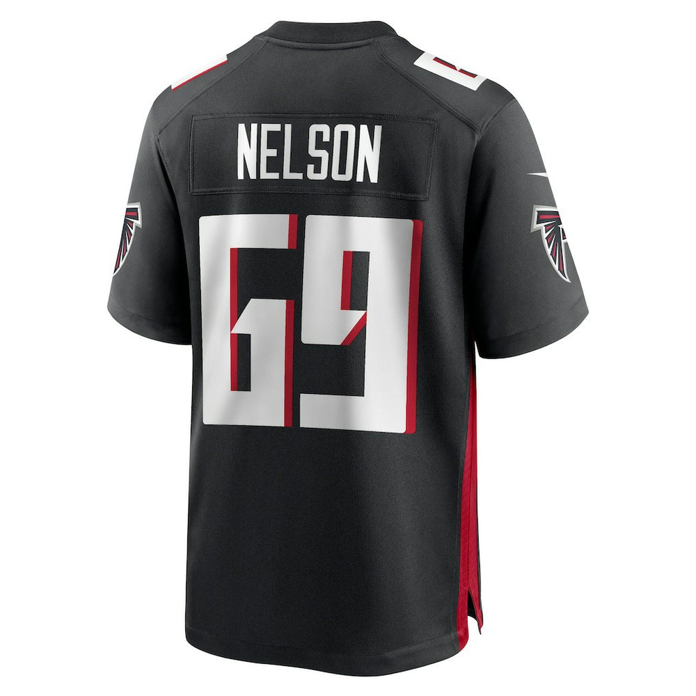 Jack Nelson  Team Game Jersey - Atlanta Falcons Jerseys
