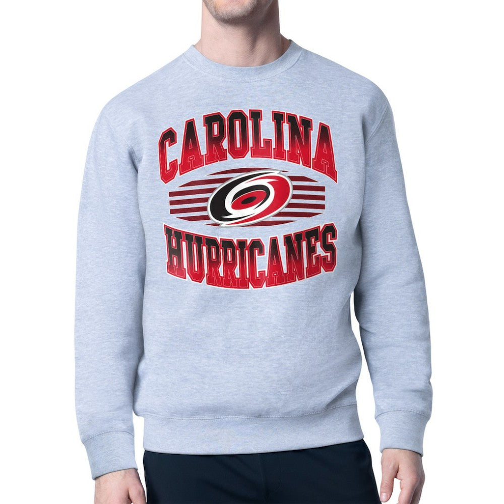 NHL Carolina Hurricanes Starter Team Grit Graphic Fleece Pullover Sweatshirt