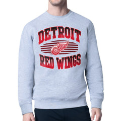 NHL Detroit Red Wings Starter Team Grit Graphic Fleece Pullover Sweatshirt