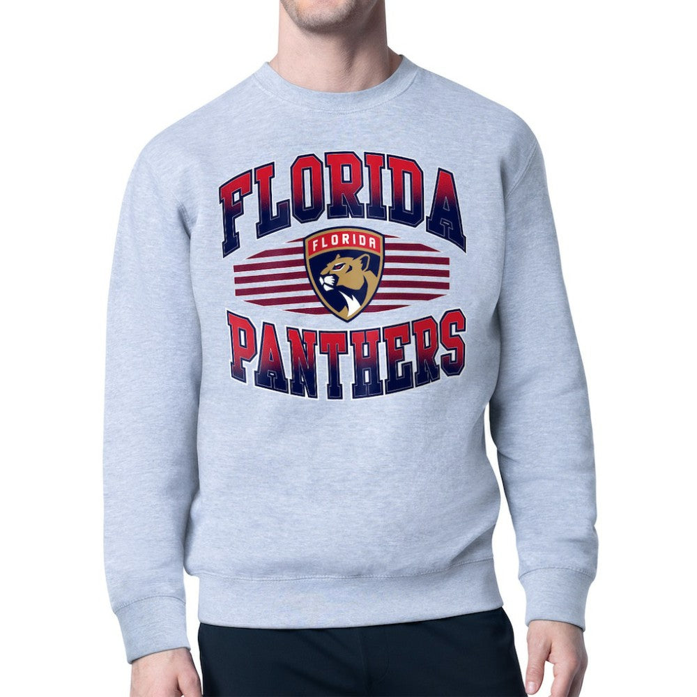 NHL Florida Panthers Starter Team Grit Graphic Fleece Pullover Sweatshirt
