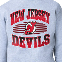 NHL New Jersey Devils Starter Team Grit Graphic Fleece Pullover Sweatshirt