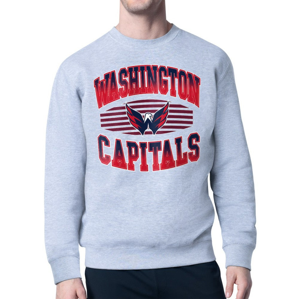 NHL Washington Capitals Starter Team Grit Graphic Fleece Pullover Sweatshirt
