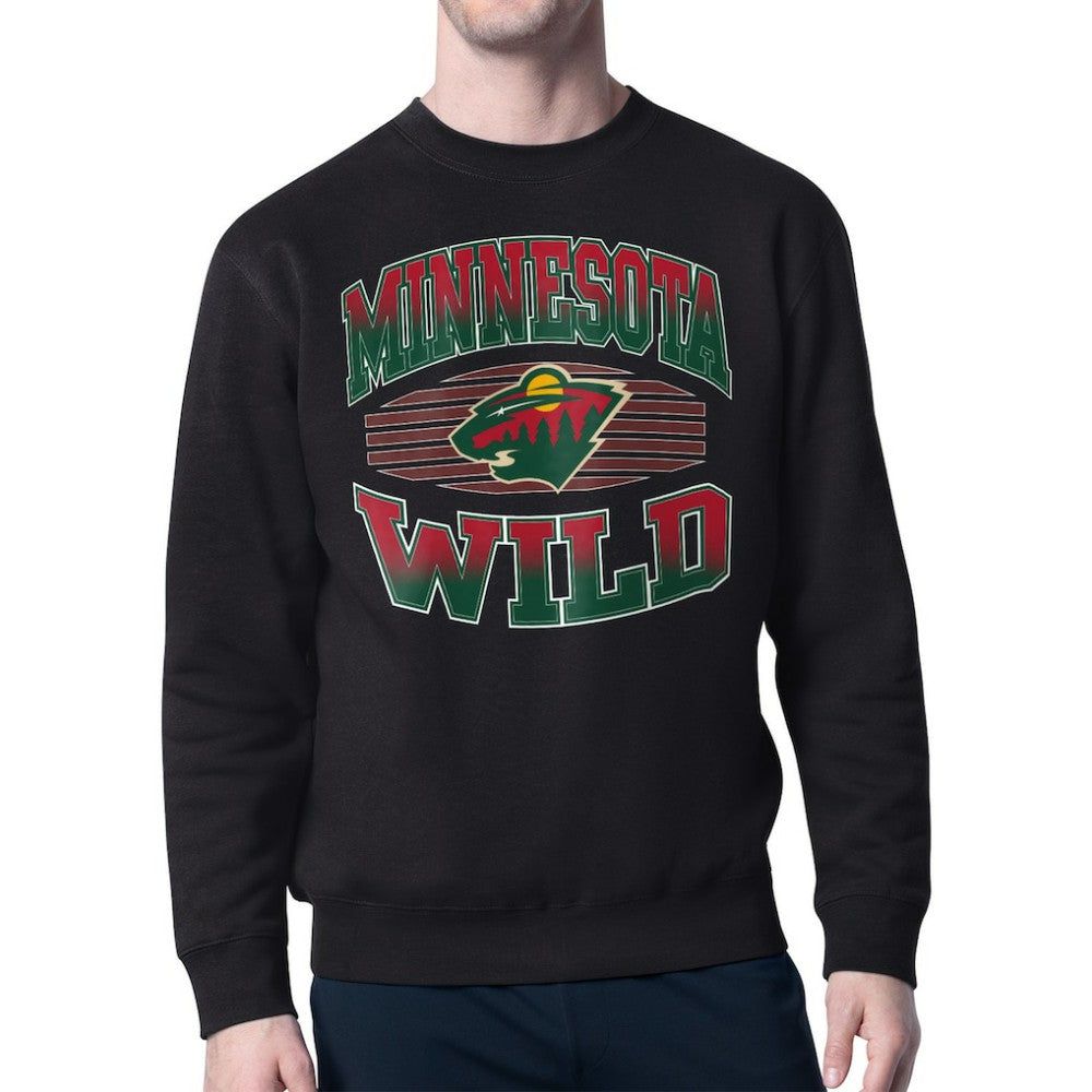 NHL Minnesota Wild Starter Team Grit Graphic Fleece Pullover Sweatshirt