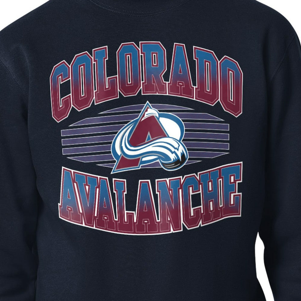 NHL Colorado Avalanche Starter Team Grit Graphic Fleece Pullover Sweatshirt