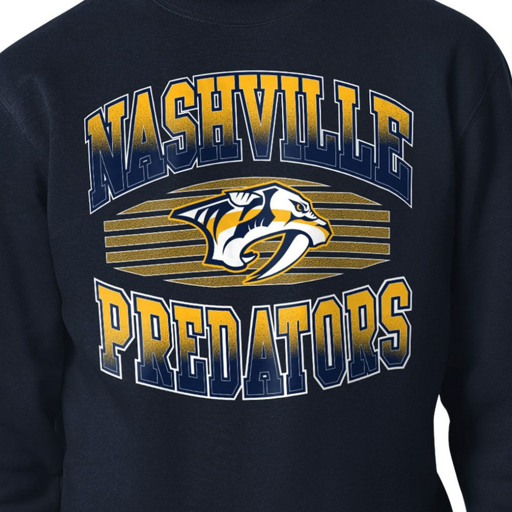 NHL Nashville Predators Starter Team Grit Graphic Fleece Pullover Sweatshirt