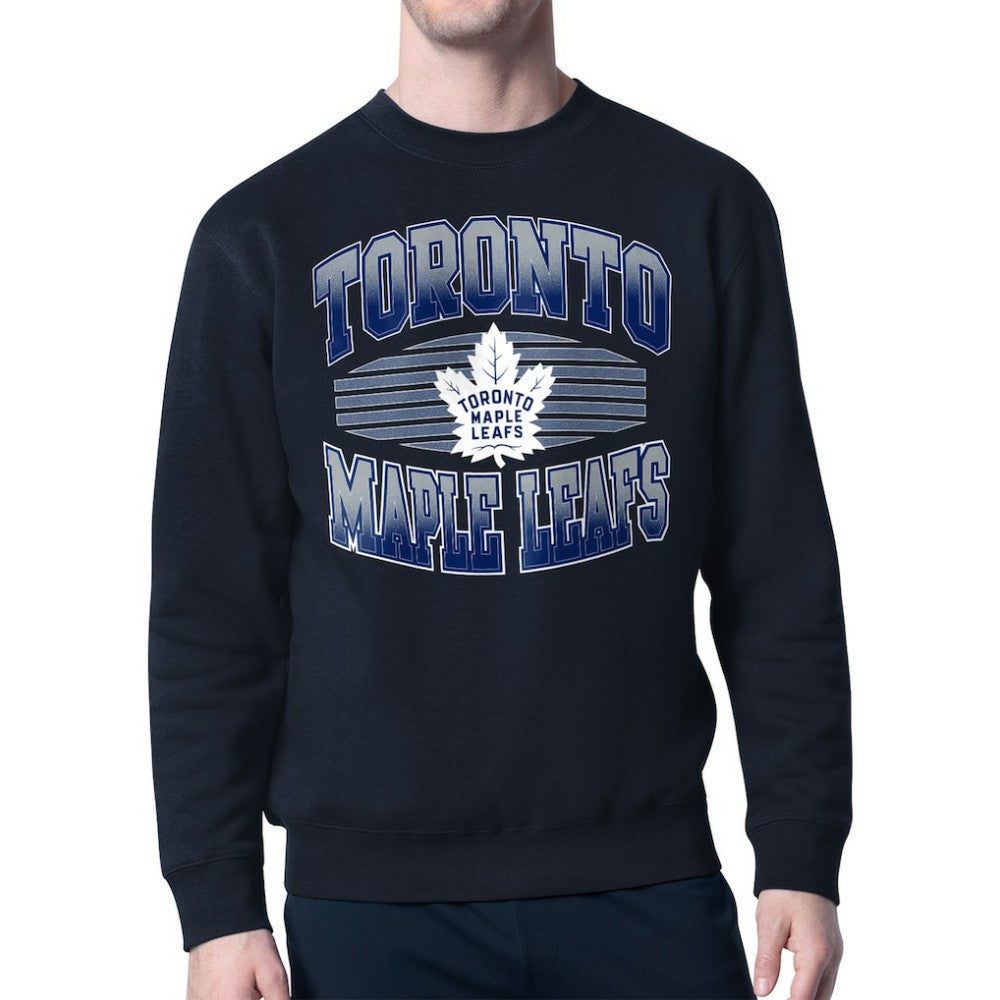 NHL Toronto Maple Leafs Starter Team Grit Graphic Fleece Pullover Sweatshirt