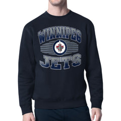 NHL Winnipeg Jets Starter Team Grit Graphic Fleece Pullover Sweatshirt