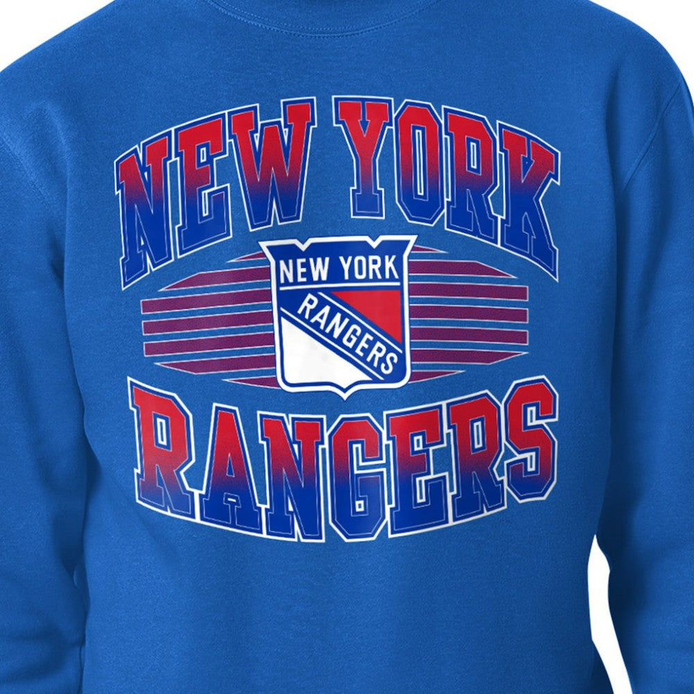 NHL New York Rangers Starter Team Grit Graphic Fleece Pullover Sweatshirt