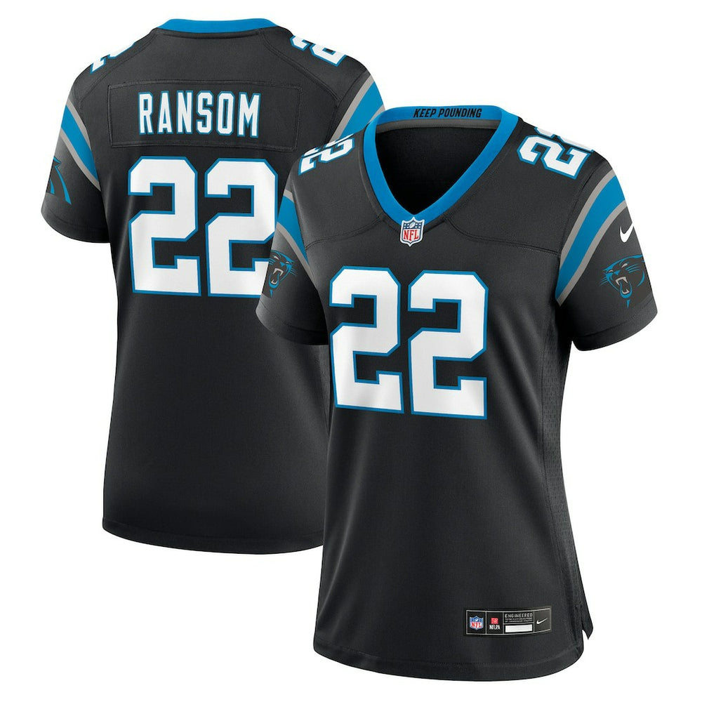 Lathan Ransom  Women's Team Game Jersey - Carolina Panthers Jerseys