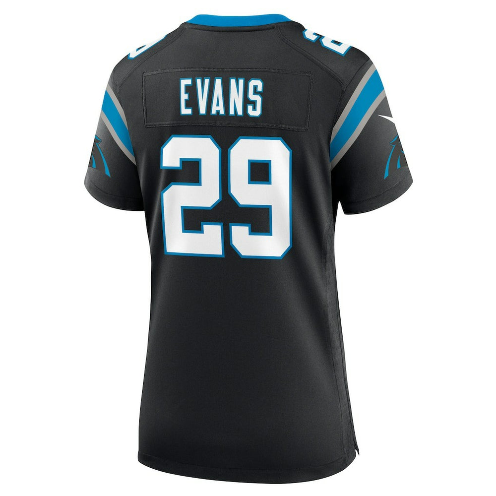Akayleb Evans  Women's Team Game Jersey - Carolina Panthers Jerseys