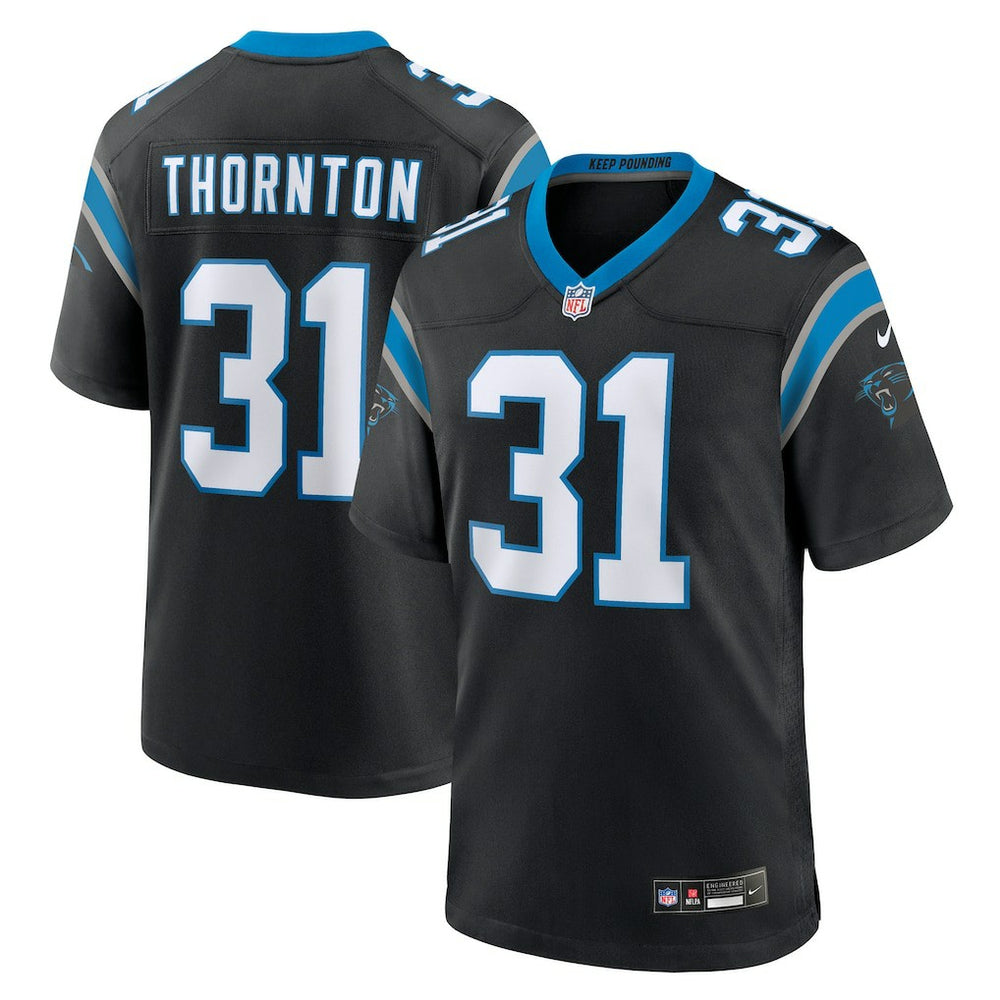 Corey Thornton  Team Game Jersey - Carolina Panthers Jerseys