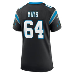 Cade Mays  Women's Team Game Jersey - Carolina Panthers Jerseys