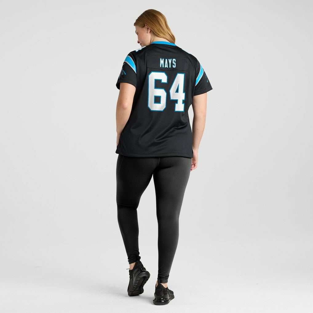 Cade Mays  Women's Team Game Jersey - Carolina Panthers Jerseys