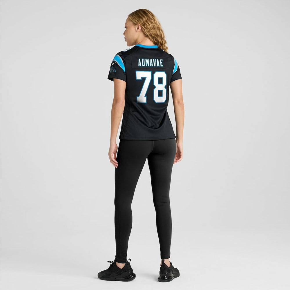 Popo Aumavae  Women's Team Game Jersey - Carolina Panthers Jerseys