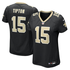Mason Tipton  Women's Team Game Jersey - New Orleans Saints Jerseys