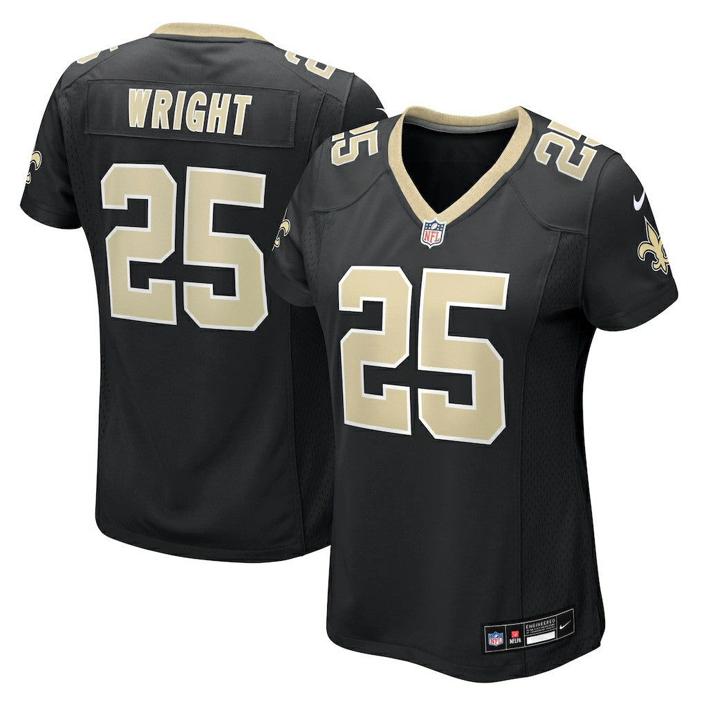 Rejzohn Wright  Women's Team Game Jersey - New Orleans Saints Jerseys