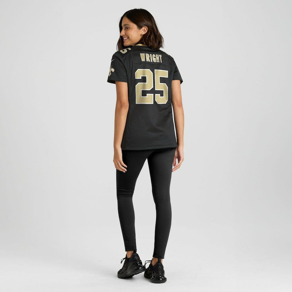 Rejzohn Wright  Women's Team Game Jersey - New Orleans Saints Jerseys