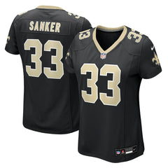 Jonas Sanker  Women's Team Game Jersey - New Orleans Saints Jerseys