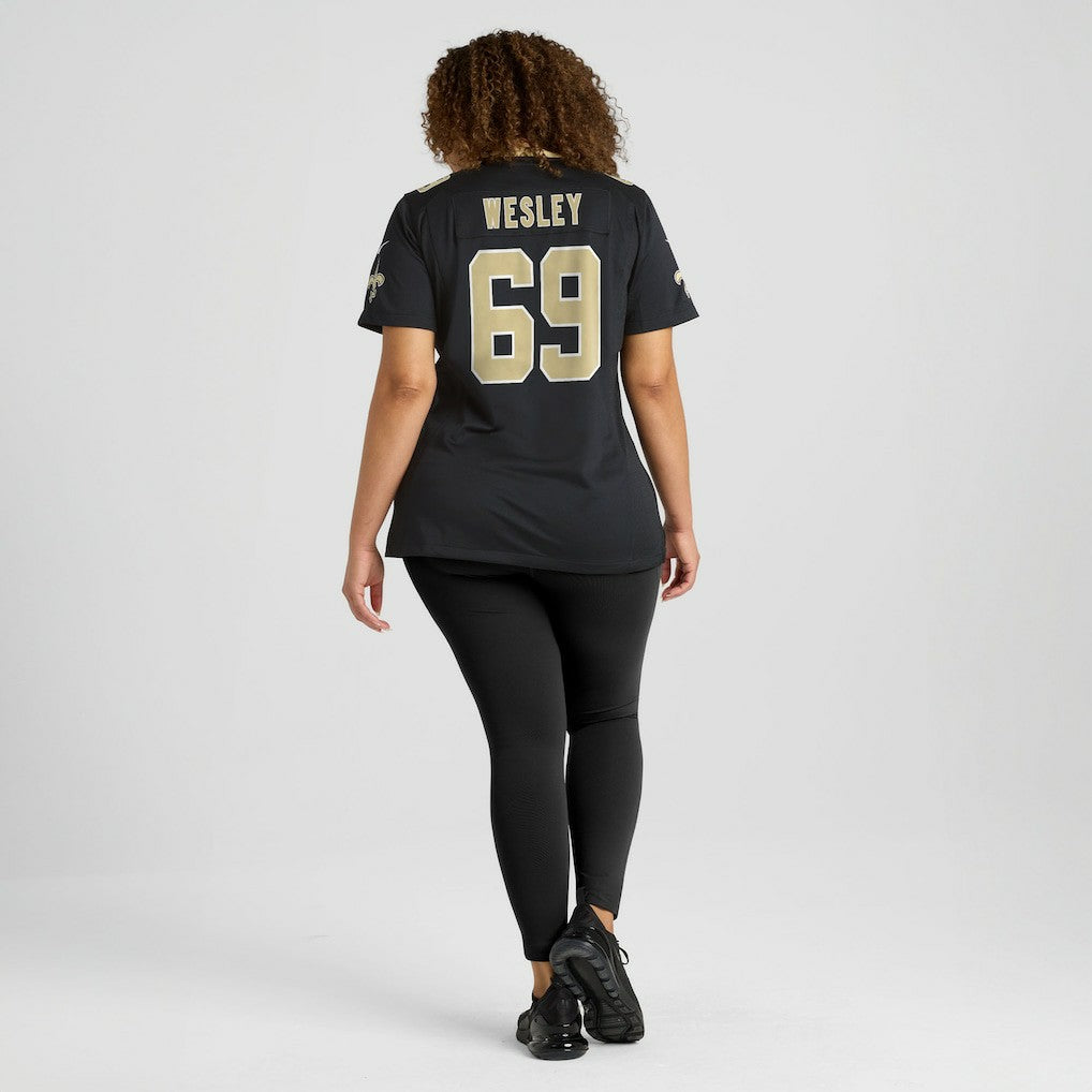 Barry Wesley  Women's Team Game Jersey - New Orleans Saints Jerseys