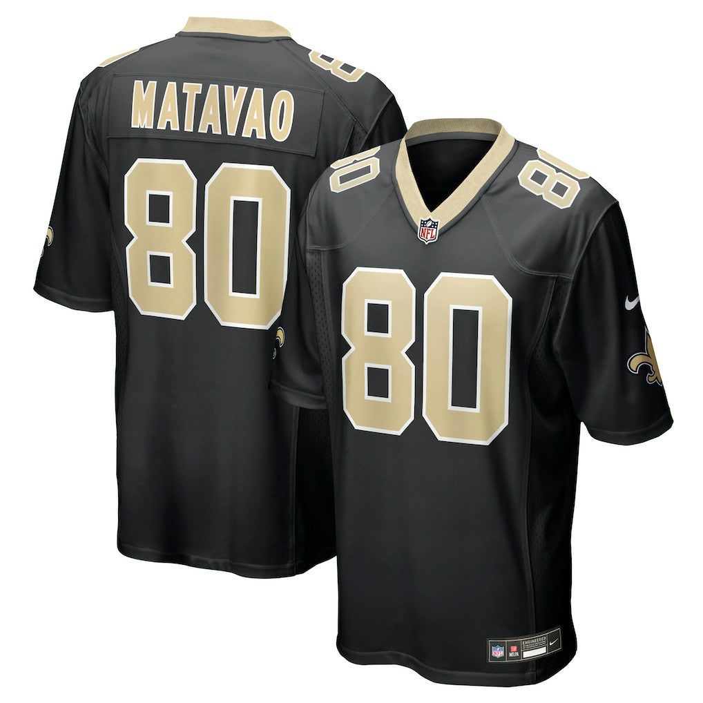 Moliki Matavao  Team Game Jersey - New Orleans Saints Jerseys